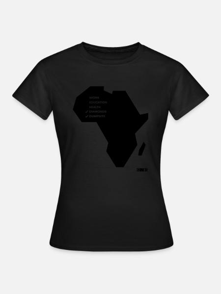 Free-Africa - Women's T-Shirt - black