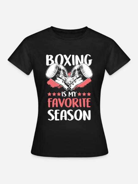 Boxing Sport Boxen - Frauen T-Shirt - Schwarz