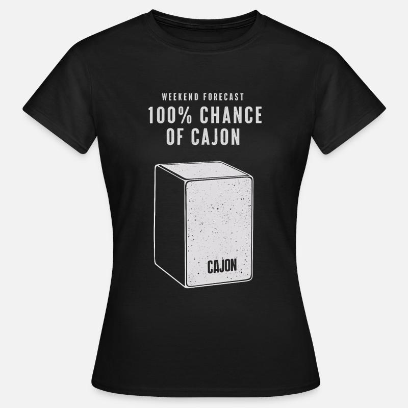 Cajon Drummer - Women's T-Shirt - black