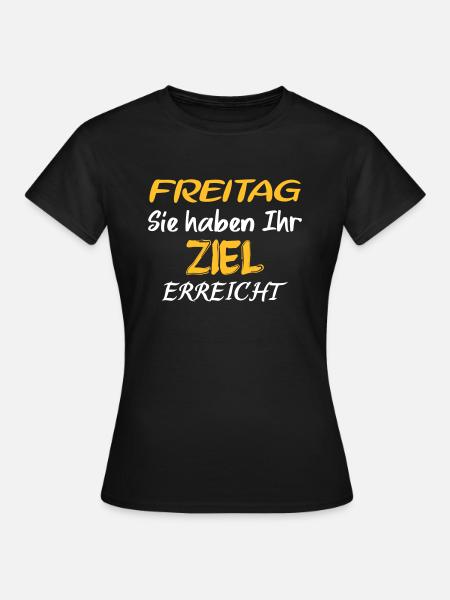 Vendredi Proverbes - T-shirt Femme - noir