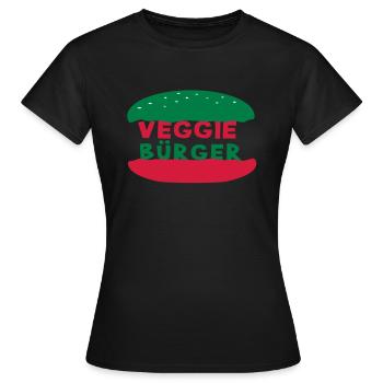 Veggie citizens - Women's T-Shirt - black - Front - AI Model Female 172 dark (172cm)