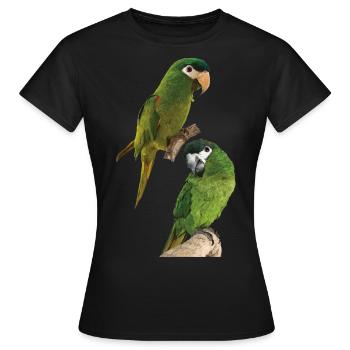 Le noble ara - T-shirt Femme - noir - Devant - AI Model Female 172 dark (172cm)