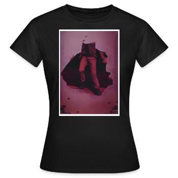 Run - Frauen T-Shirt - Schwarz - Vorne - AI Model Female 172 dark (172cm)