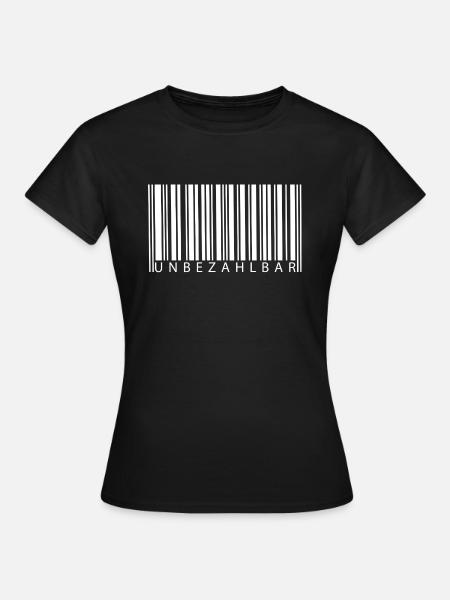 Barcode Priceless - Women's T-Shirt - black