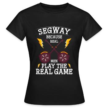 Segway Electric Scooter Balance Tour - Women's T-Shirt - black - Front - AI Model Female 172 dark (172cm)