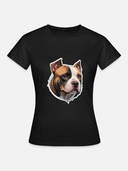 American Stafford - Frauen T-Shirt - Schwarz