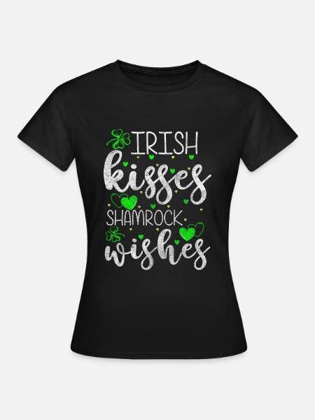 Glück Geld Glücksbringer - Frauen T-Shirt - Schwarz