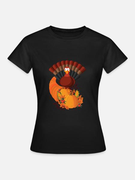 Thanksgiving Thanksgiving Truthahn - Frauen T-Shirt - Schwarz