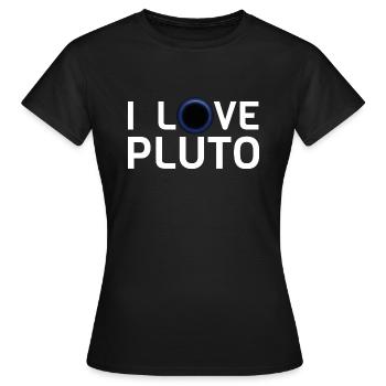 J’adore Pluton - T-shirt Femme - noir - Devant - AI Model Female 172 dark (172cm)