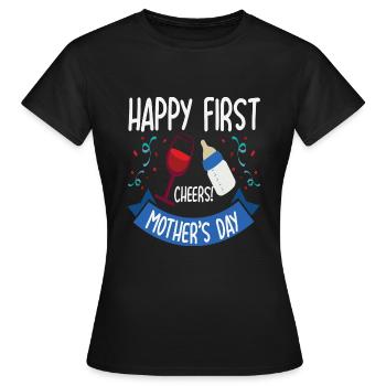 Mutter Tag Sprüche Eltern Anerkennung Geschenk - Frauen T-Shirt - Schwarz - Vorne - AI Model Female 172 dark (172cm)
