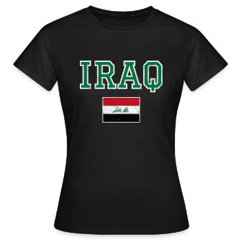 Irak - Frauen T-Shirt - Schwarz - Vorne - AI Model Female 172 dark (172cm)