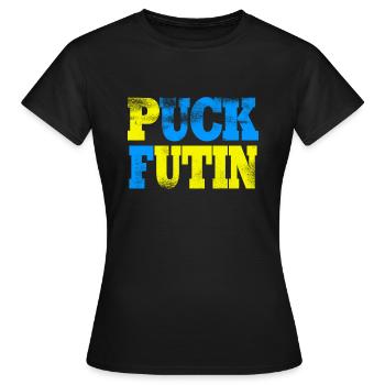 Puck Futin - Frauen T-Shirt - Schwarz - Vorne - AI Model Female 172 dark (172cm)