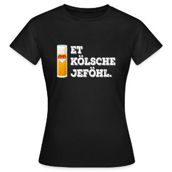Karneval Köln Jeck Is Geil Kölle Alaaf Kölsch - T-shirt Femme - noir - Devant - AI Model Female 172 dark (172cm)
