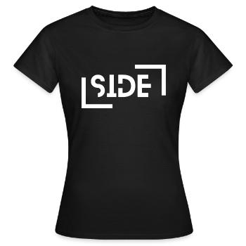 Côté - T-shirt Femme - noir - Devant - AI Model Female 172 dark (172cm)