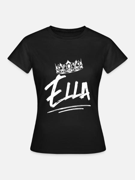 Ella - Frauen T-Shirt - Schwarz