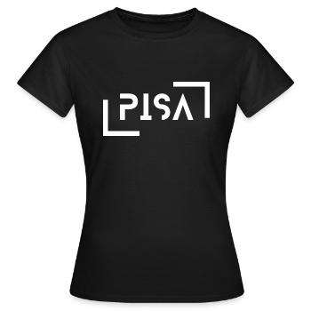 Pise - T-shirt Femme - noir - Devant - AI Model Female 172 dark (172cm)