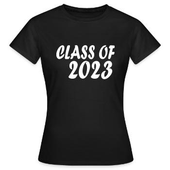Class of 2023 - Women's T-Shirt - black - Front - AI Model Female 172 dark (172cm)
