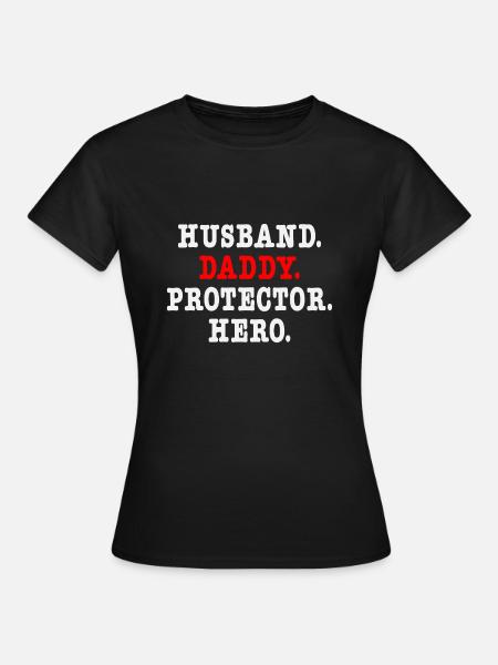Farsdag Pappa Pappa Pappa Pappa Pappa Pappa - Dame-T-shirt - sort