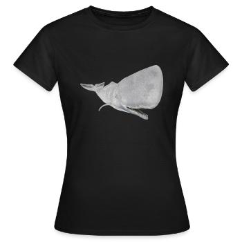 Sperm whale, whale, whale - Women's T-Shirt - black - Front - AI Model Female 172 dark (172cm)