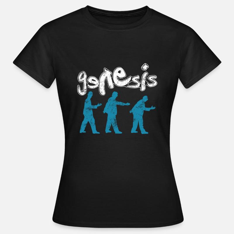 Genesis I Can't Dance Logo - Maglietta da donna - nero