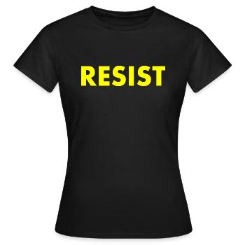 Resist - T-shirt Femme - noir - Devant - AI Model Female 172 dark (172cm)
