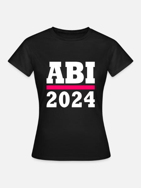 Abi 2024 - Frauen T-Shirt - Schwarz