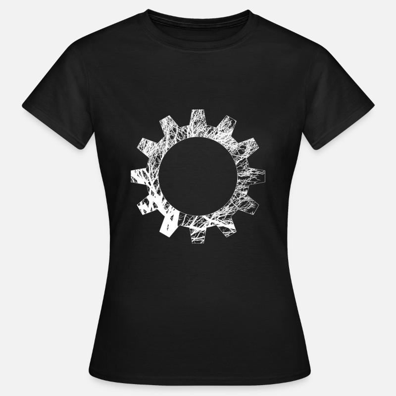 Gothic, EBM, Industrial - Frauen T-Shirt - Schwarz