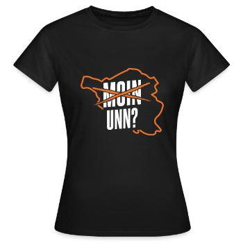 Saarbrücken Saarland Saarländer - Frauen T-Shirt - Schwarz - Vorne - AI Model Female 172 dark (172cm)