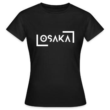 Osaka - Frauen T-Shirt - Schwarz - Vorne - AI Model Female 172 dark (172cm)