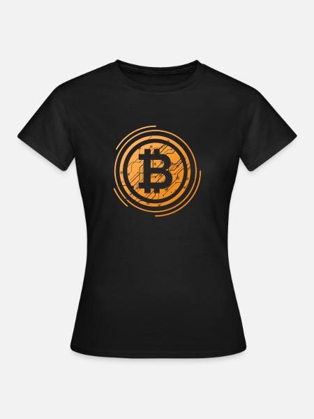 Bitcoin - Frauen T-Shirt - Schwarz