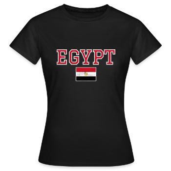 Ägypten - Frauen T-Shirt - Schwarz - Vorne - AI Model Female 172 dark (172cm)
