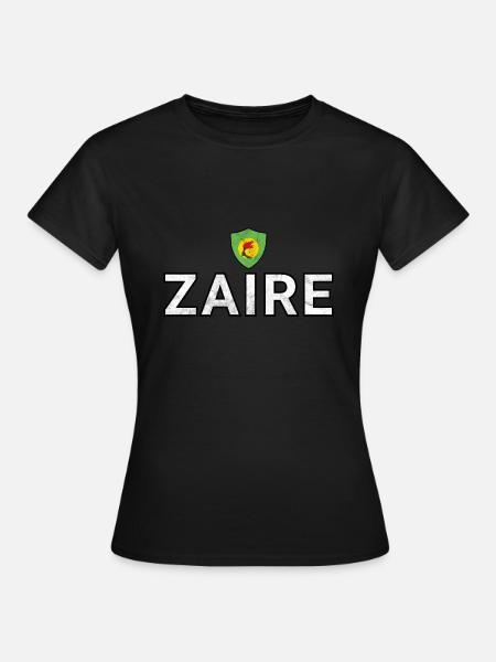Zaire - Frauen T-Shirt - Schwarz