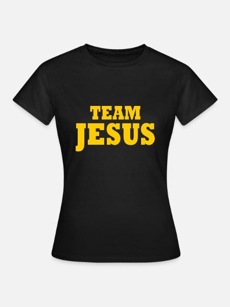 Team jesus - Frauen T-Shirt - Schwarz