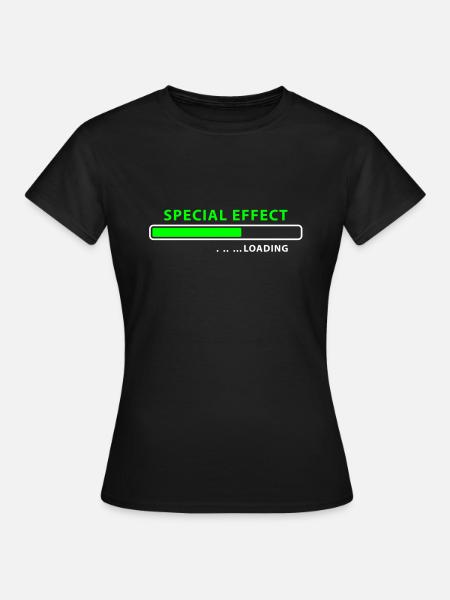 loading Special Effect - be patient - Frauen T-Shirt - Schwarz