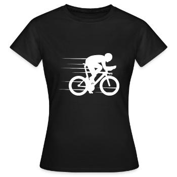 Bike - Frauen T-Shirt - Schwarz - Vorne - AI Model Female 172 dark (172cm)