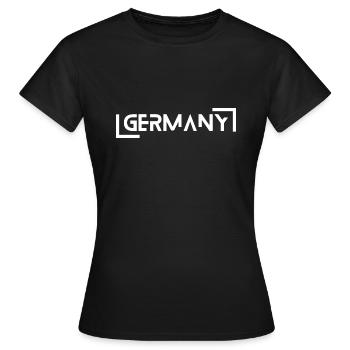Allemagne Allemagne Allemagne - T-shirt Femme - noir - Devant - AI Model Female 172 dark (172cm)