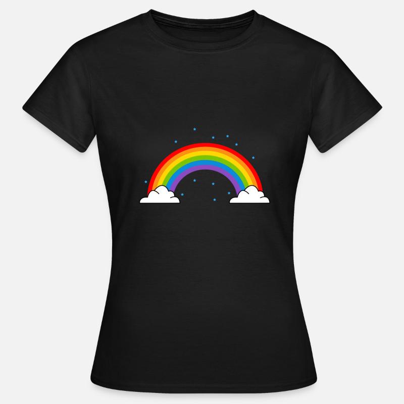 rainbow - Women's T-Shirt - black