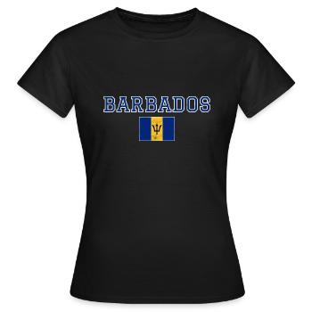 Barbados - Women's T-Shirt - black - Front - AI Model Female 172 dark (172cm)