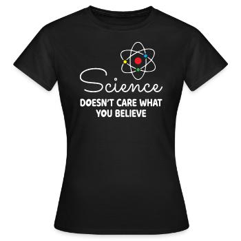 Science - Frauen T-Shirt - Schwarz - Vorne - AI Model Female 172 dark (172cm)