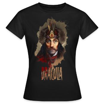 Vlad the Impaler 'Dracula' - Women's T-Shirt - black - Front - AI Model Female 172 dark (172cm)