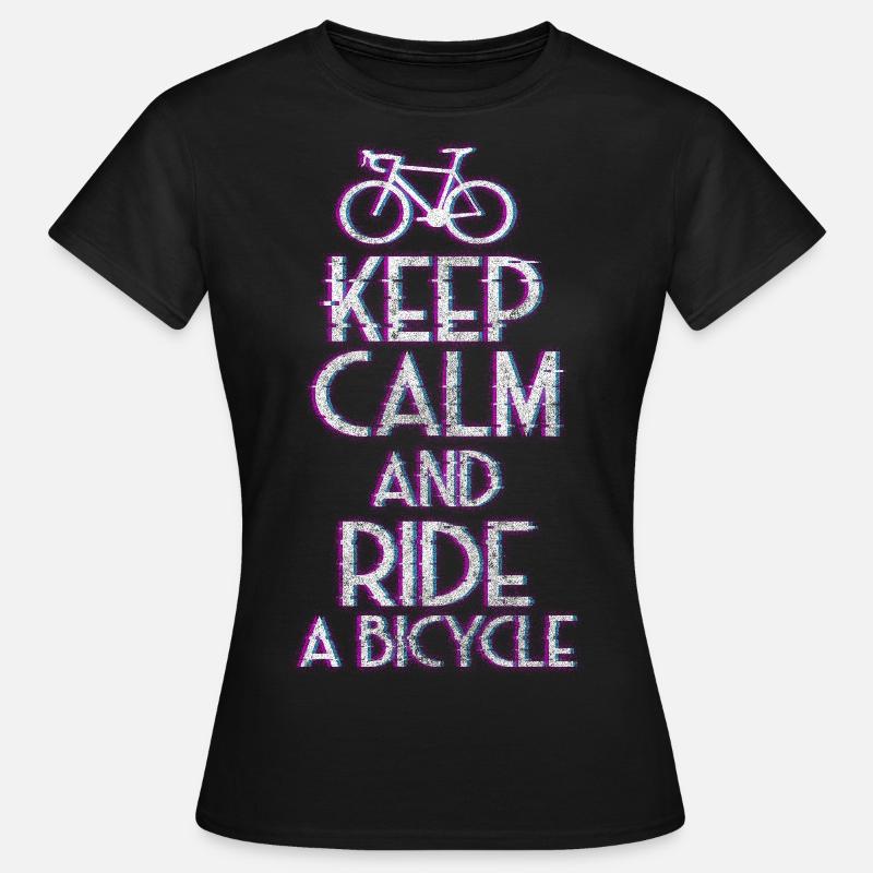 Cyclisme Cyclisme Cyclisme - T-shirt Femme - noir