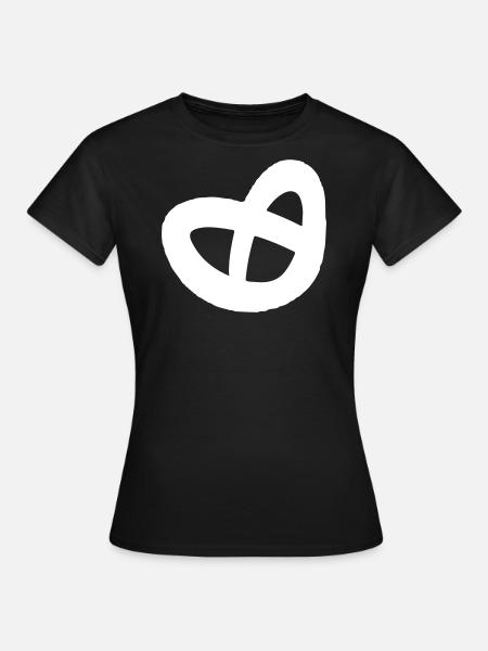 Brezel - Frauen T-Shirt - Schwarz