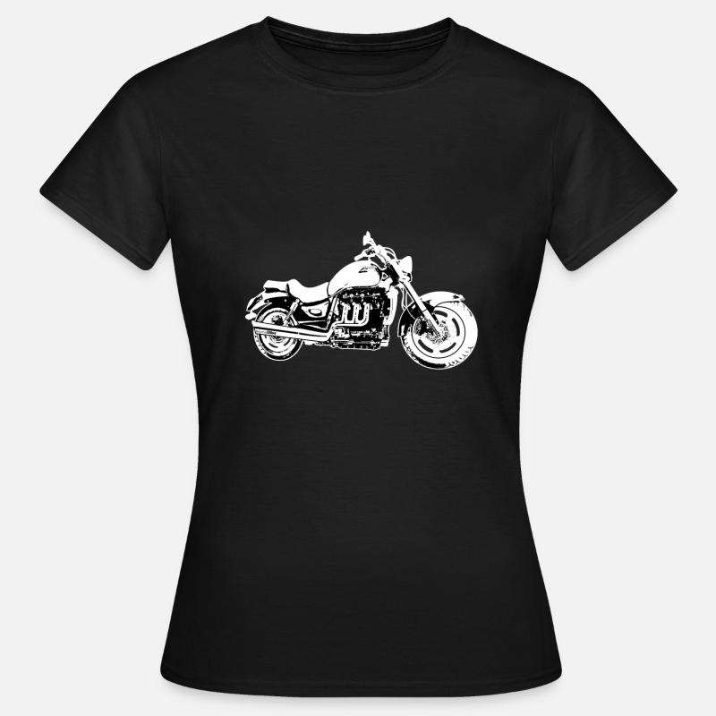 Moto Rocket 3 Roadster Vélo - T-shirt Femme - noir