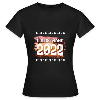 Sables d’Or 2022 - T-shirt Femme - noir - Devant - AI Model Female 172 dark (172cm)