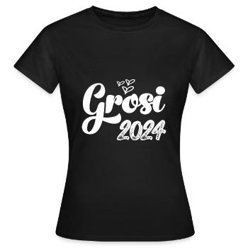 Grosi 2024 Hallo Oma Schweiz Schweizer Oma - Frauen T-Shirt - Schwarz - Vorne - AI Model Female 172 dark (172cm)