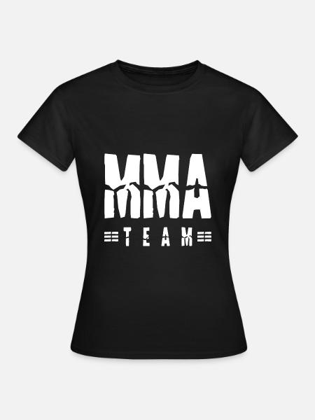 Mma Team - Frauen T-Shirt - Schwarz