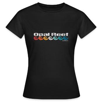 Récif d’opale - T-shirt Femme - noir - Devant - AI Model Female 172 dark (172cm)