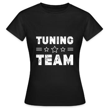 Équipe de tuning - T-shirt Femme - noir - Devant - AI Model Female 172 dark (172cm)