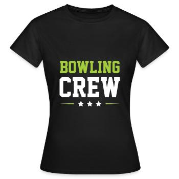 Équipe de bowling - T-shirt Femme - noir - Devant - AI Model Female 172 dark (172cm)