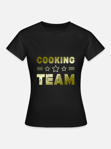 Cooking Team - Frauen T-Shirt - Schwarz